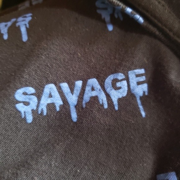 SALE "SAVAGE" Crew Neck Tee (0572) - Picture 2 of 5